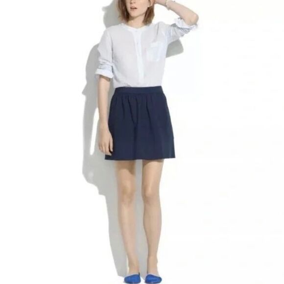 Madewell Dresses & Skirts - Madewell Women’s Ponte Swivel Skirt size 0 Blue